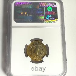 1863 Charles A. Luhrs F-630AR-1b Civil War Token NGC MS-63 (New York, NY)