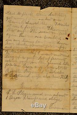 1863 Civil War 133rd NY Southeast Louisiana 26th Mass Letter