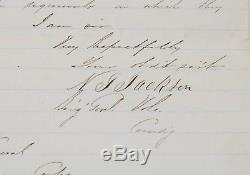 1863 Civil War Letter Brig Gen Nathaniel J Jackson Re 84th New York Deserters