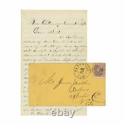 1863 Civil War Letter Pvt Marcus Walker, 141st New York Battle of Wauhatchie