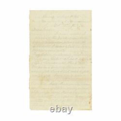 1863 Civil War Letter by Sgt Bruce Elmore, 143rd New York Battle of Wauhatchie