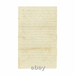 1863 Civil War Letter by Sgt Bruce Elmore, 143rd New York Battle of Wauhatchie