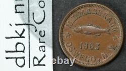 1863 Civil War Token M L Marshall Oswego NY Fishing Tackle & Rare Coin XF+