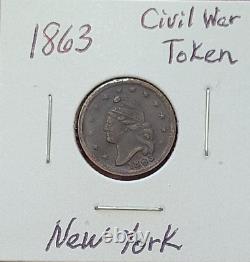 1863 Civil War Token New York