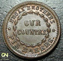 1863 Civil War Token PIE BAKERS R-3 NY630M13a - MAKE US AN OFFER! #O4007