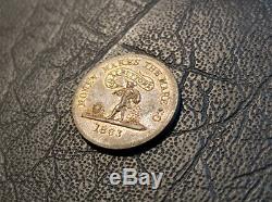 1863 New York H. D. Gerdts Broker Coin Dealer Money Makes the Mare Go Civil War