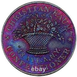 (1863) New York NY-630-BH-1a (R-4) Christian Rauh Civil War Token