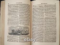 1863 antique US CYCLOPEDIA history CIVIL WAR MAPS SCIENCE LITERATURE MILITARY