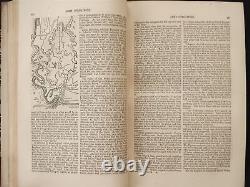 1863 antique US CYCLOPEDIA history CIVIL WAR MAPS SCIENCE LITERATURE MILITARY