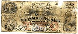 1864 $2 The Commercial Bank of Glen's Falls NEW YORK Note CIVIL WAR SECURED RARE