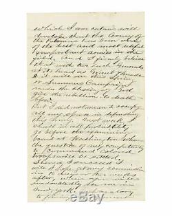 1864 Civil War 84th NY Letter Grant. Will give the rebellion its death blow