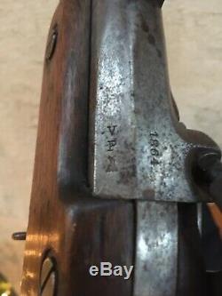 1864 Civil War E. Robinson New York Complete Lock Plate Assembly M1861 Lockplate