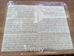 1864 Civil War Era Letter, Embossed Congress, Ellenville, Montgomery, NY