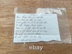 1864 Civil War Era Letter, Embossed Congress, Ellenville, Montgomery, NY