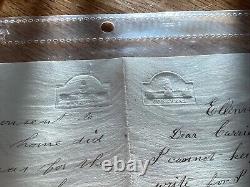 1864 Civil War Era Letter, Embossed Congress, Ellenville, Montgomery, NY