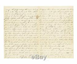 1864 Civil War Letter Col. Of 1st NY Vet Cavalry Rebels Burning Chambersburg
