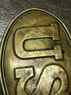 1864 Civil War US Belt Buckle Authentic 21st NY Cavalry (withprovenance)