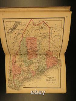 1864 Colton Civil War ATLAS Color 25 MAPS United States EARLY Montana California
