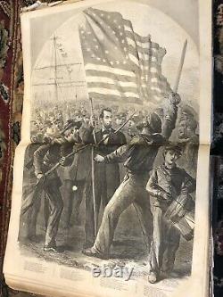 1864 Harper's Weekly Bound full year Civil War, Lincoln, Thomas Nast, etc
