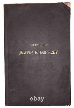 1865, 1st, SERMON COMMEMORATIVE OF JUSTIN RAYNOR HUNTLEY, CONFEDERATE, CIVIL WAR