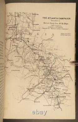 1865 Civil War 1st ed William Tecumseh Sherman Campaigns Union Biography Maps