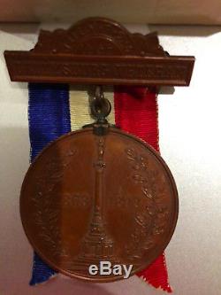1865 New York Day 1863-1893 GETTYSBURG VETERAN Bronze US CIVIL WAR Medal Pin