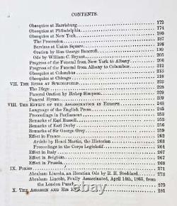 1865 PRESIDENT LINCOLN ASSASSINATION Abraham TRUMP MEMORIAL Civil War SLAVERY