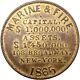 (1865) Rare New York Ny-630-awa-1kpb (r-8) Metropolitan Ins Co Civil War Token