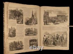 1866 1ed Harper's Weekly Columbia South Carolina Civil War Ruins Slavery Cajuns