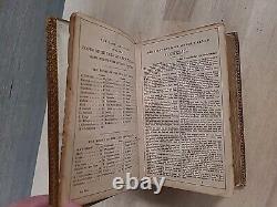 1866 HOLY BIBLE antique CIVIL WAR ERA leather AMERICAN BIBLE SOCIETY old