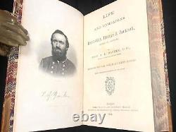 1866 Life & Campaigns of Stonewall Jackson 1st Ed. Civil War Fine Leather Rare