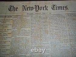 1866 Mar 3 New-york Times Newspaper Post-civil War Debates Np 1466
