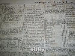 1866 Mar 3 New-york Times Newspaper Post-civil War Debates Np 1466