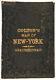1867 New York Map Pocket Atlas Hardcover Booklet By Colton, Post Civil War