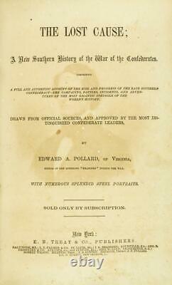 1867 The Lost Cause Confederate Version of the Civil War Lincoln Slavery Leather