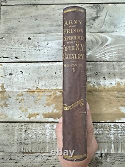 1868 Civil War Book Army & Prison Experiences with the Fifth New York Cavalry