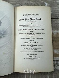 1868 Civil War Book Army & Prison Experiences with the Fifth New York Cavalry