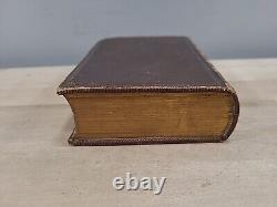 1868 HOLY BIBLE antique POST CIVIL WAR leather AMERICAN BIBLE SOCIETY old