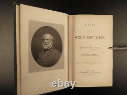 1871 1st ed Robert E Lee Civil War Military Confederate Army Illustrated CSA
