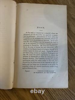 1874 Jones PERSONAL REMINISCENCES OF GEN ROBERT E LEE Civil War Rare Collectible