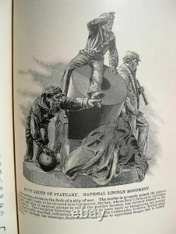 1883 ABRAHAM LINCOLN MEMORIAL ALBUM Assassination Slavery Civil War Illustrated