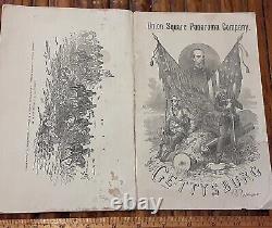 1884 GETTYSBURG BATTLE Civil War New York City 36p program brochure CYCLORAMA NY