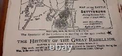 1884 GETTYSBURG BATTLE Civil War New York City 36p program brochure CYCLORAMA NY