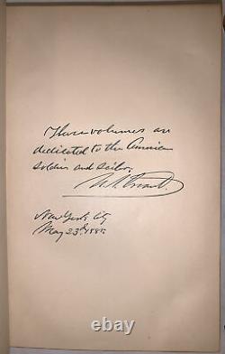 1885, 1st Ed, PERSONAL MEMOIRS OF U. S. GRANT, 2 VOL, FULL LEATHER, CIVIL WAR