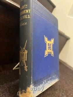 1885 Civil War History of 48th Regiment NY State Volunteers Palmer Walling