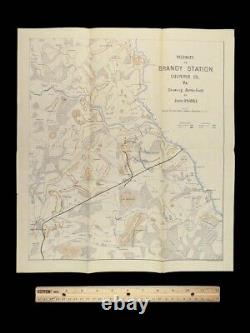 1885 Confederate 1ed JEB STUART Civil War GETTYSBURG Maps Bull Run Bouldin CSA