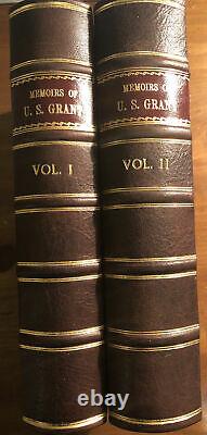 1885 Personal Memoirs Of U. S. Grant 2 Vol Set Civil War