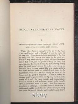 1886 BLOOD IS THICKER THAN WATER Civil War Reconstruction Letters, 1st/1st