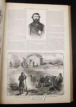 1886 huge antique SOLDIER IN THE CIVIL WAR illustrated 2vols set MAPS battles
