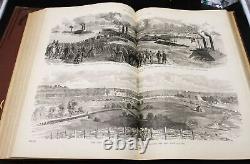 1886 huge antique SOLDIER IN THE CIVIL WAR illustrated 2vols set MAPS battles